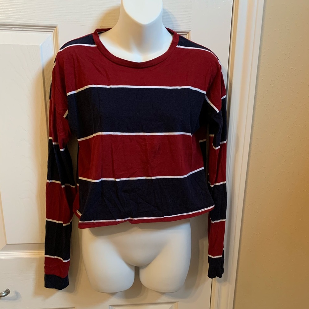 Striped crop top❤️